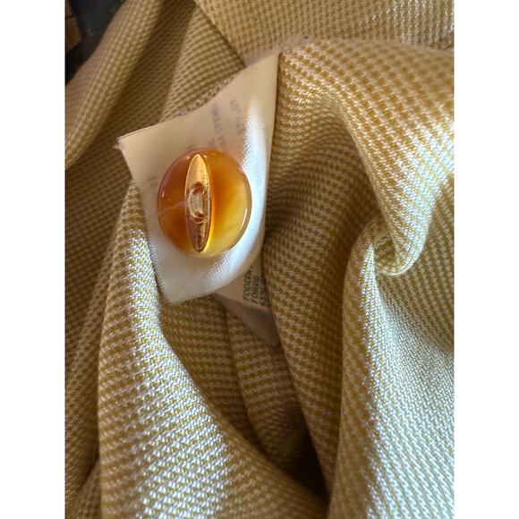 Vintage Valentino Miss V belted safari blouse top size 8 /42 - Picture 11 of 11